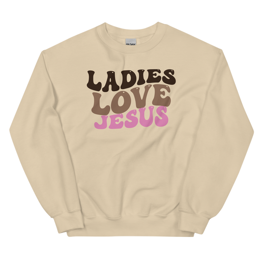 Ladies Love Jesus Crew Neck