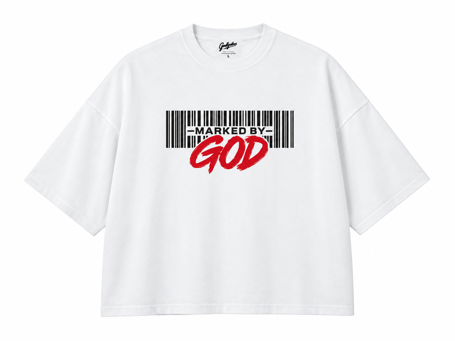 Marked By God Drop Shoulder T-Shirt